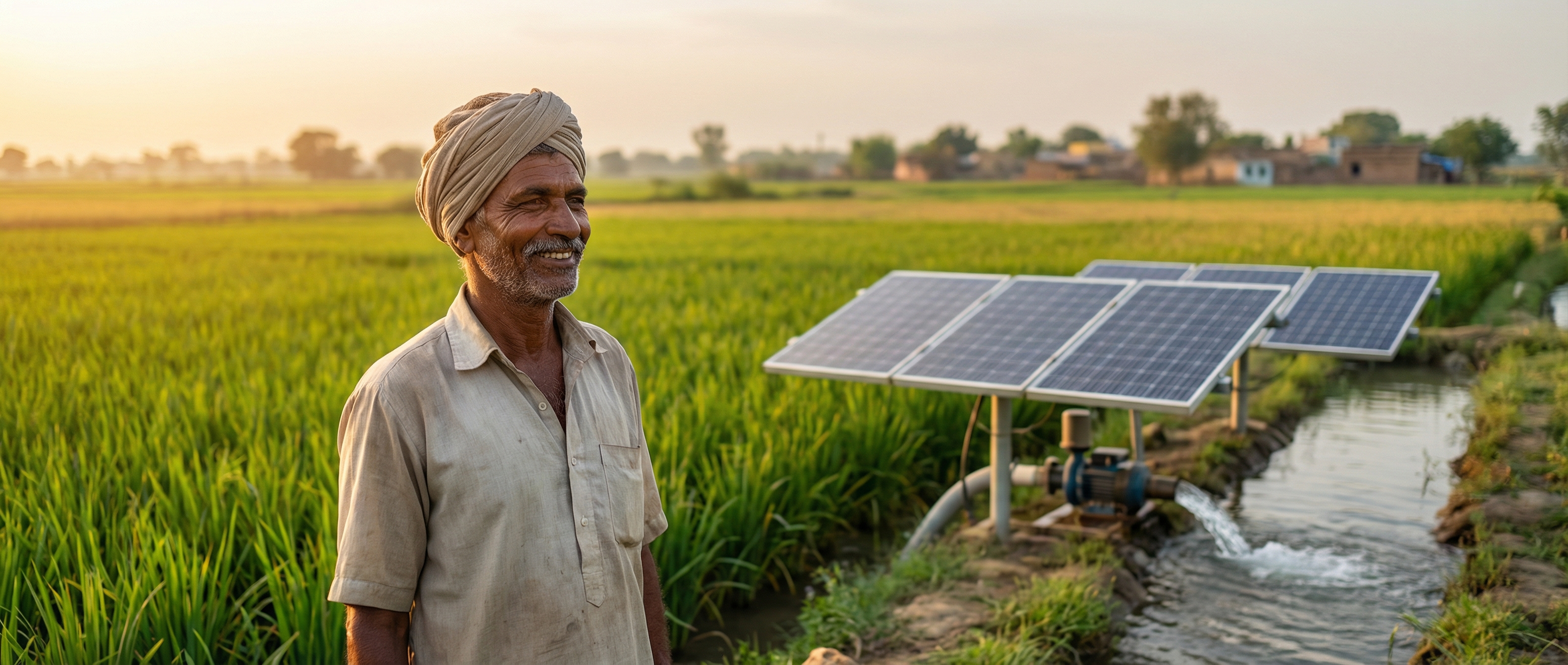 Solar Pump Background